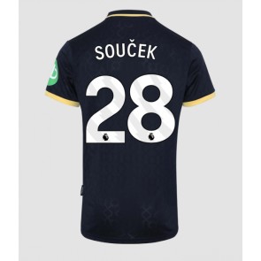 Lacne Muži Futbalové dres West Ham United Tomas Soucek #28 2025-26 Krátky Rukáv - Tretina